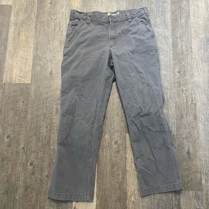Carhartt Pants Mens 36x30 Gray Workwear Carpenter Casual Outdoors Relaxed fit